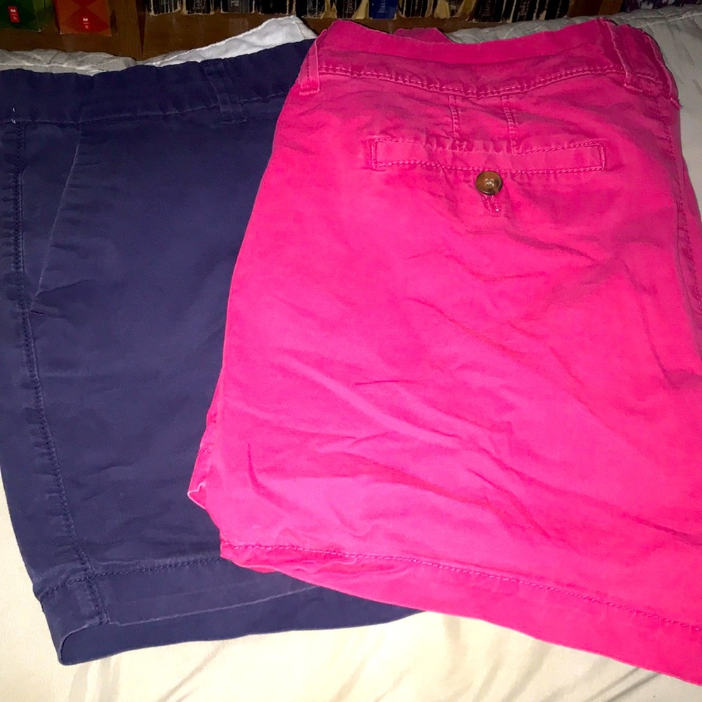 Two pairs of Old navy size 10 shorts never worn